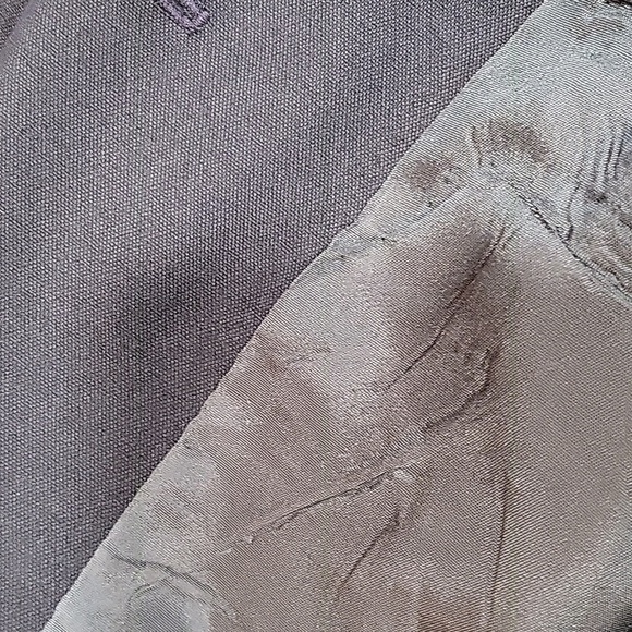 38S David Taylor Black Two Gold Buttons Blazer Mens - Picture 8 of 9